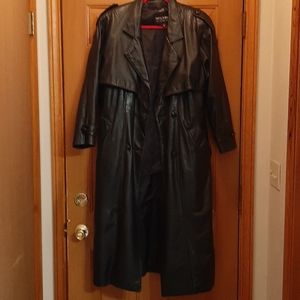 Genuine leather coat